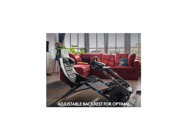 Playseat Trophy Logitech G Edition - Kappløpsimulatorcockpit - legeringsstål, ActiFit, romgodkjent aluminium - grå