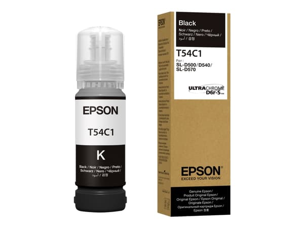 Epson T54C - Svart - original - boks - blekkrefill - for SURELAB D570 Professional Minilab, SL-D500