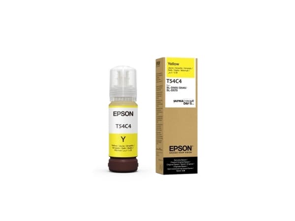 Epson T54C - Gul - original - boks - blekkrefill - for SURELAB D570 Professional Minilab, SL-D500