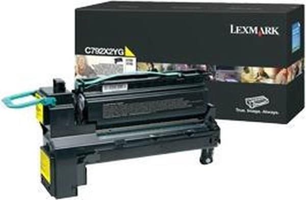 Lexmark - väriainekasetti - erityisen riittoisa - 1 x keltainen - 20 000 sivua - LCCP - malleihin C792de, 792dhe, 792dte, 792e (C792X2YG)