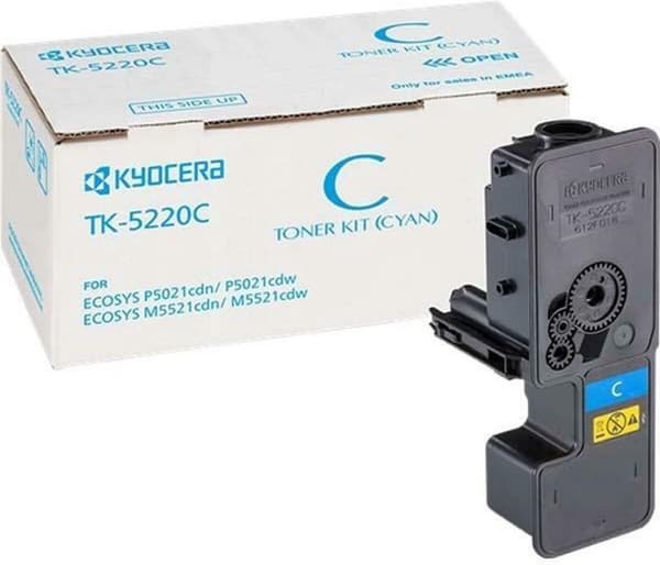 Kyocera TK 5220C - cyan - original - tonerpatron - til ECOSYS M5521, P5021