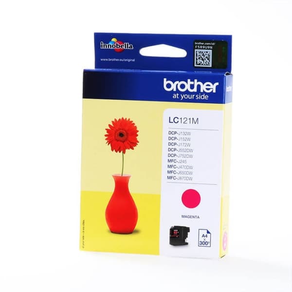 Brother Blekk LC121M LC-121 Magenta