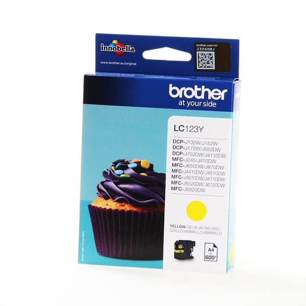 Brother Blekk LC-123Y Gul