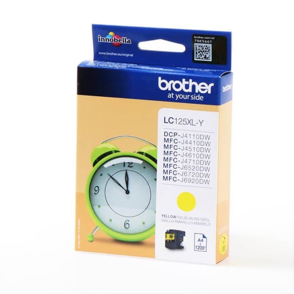 Brother Blekk LC125XLY LC-125XL Gul