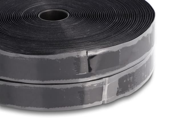 Delock - Krok- og sløyfefesteinnretning - heavy-duty self-adhesive - 15 m - svart