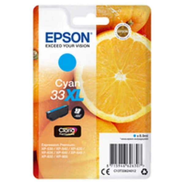 Original blækpatron Epson Singlepack Cyan 33XL Claria Premium Ink Cyan