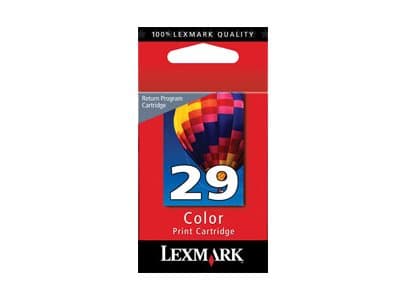 Lexmark Cartridge No. 29 - Farge (cyan, magenta, gul) - original - blekkpatron LRP - for Lexmark X2500, X2530, X2550, X5070, X5075, X5320, X5340, X54
