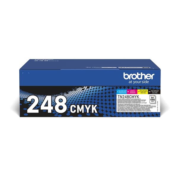 Brother TN-248VAL tonerpatron 4 styk(s) Original Sort - Cyan - Magenta - Gul (TN248VAL)