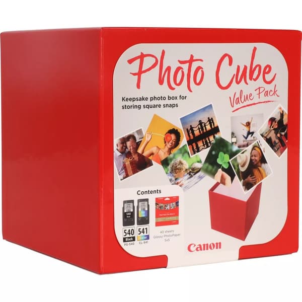Canon PG-540/CL-541 Photo Value Pack - Blank - 0,27 mm - 2 stycken - Färg (cyan, magenta, gul), pigmenterad svart - original - kartong - bläckbehållar