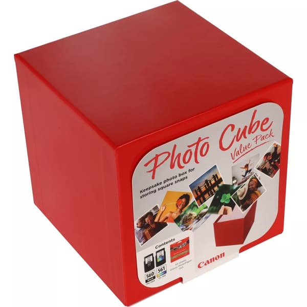 Canon PG-560/CL-561 Photo Value Pack - Blank - 0,27 mm - 2 styk - Farve (cyan, magenta, gul), pigmenteret sort - original - æske - blækbeholder / papi