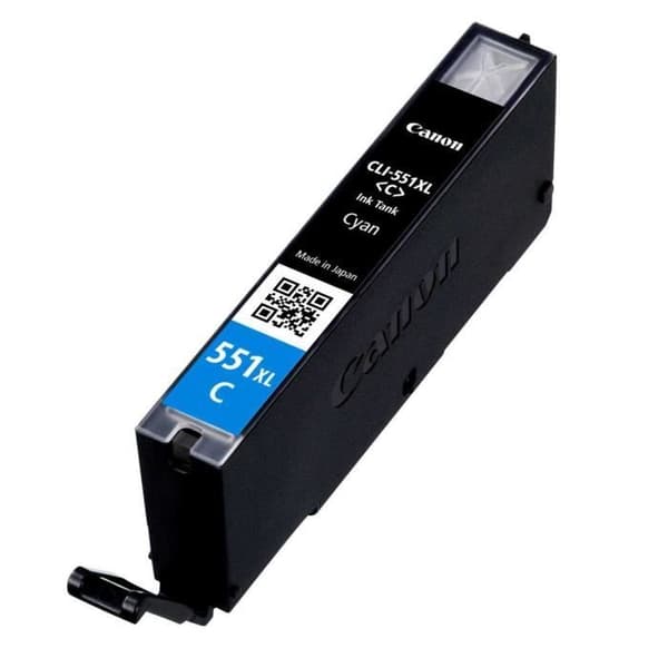 CANON CLI-551C XL cyan bläckpatron med stor kapacitet (CLI551XL)