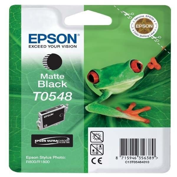 EPSON Pack of 1 Cartridge T0548 - Mattsvart - Standard 13ml