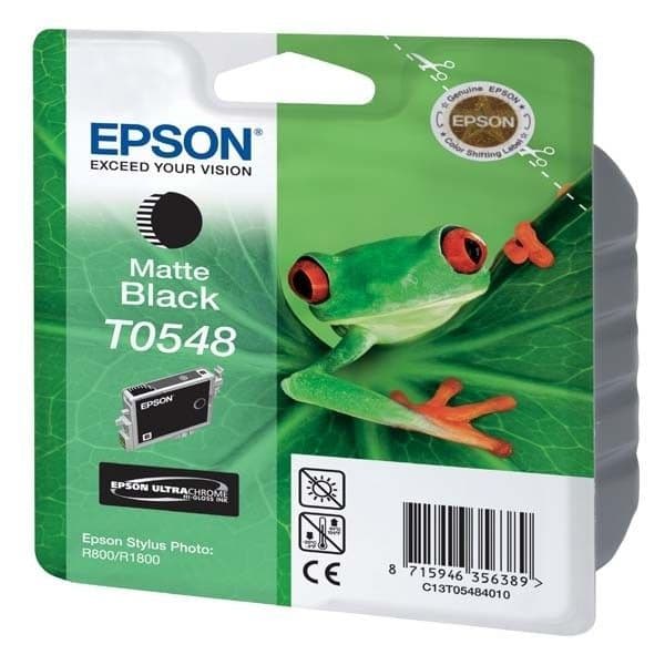 EPSON Pack of 1 Cartridge T0548 - Mattsvart - Standard 13ml