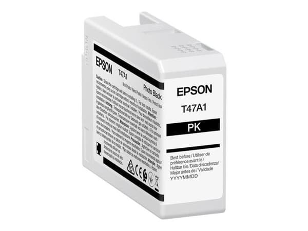 EPSON Singlepack Photo Black T47A1 UltraChrome Pro 10 svart bläckpatron - 50 ml