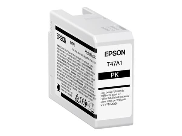 EPSON Singlepack Photo Black T47A1 UltraChrome Pro 10 svart bläckpatron - 50 ml