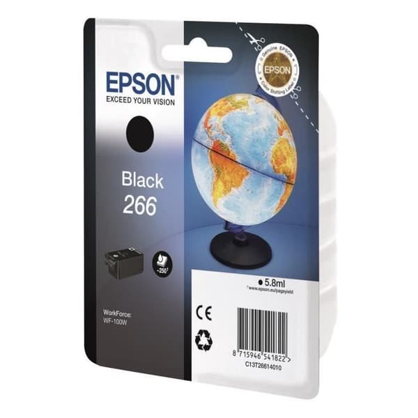 EPSON Bläckpatron 266 Svart - Globe (C13T26614010)