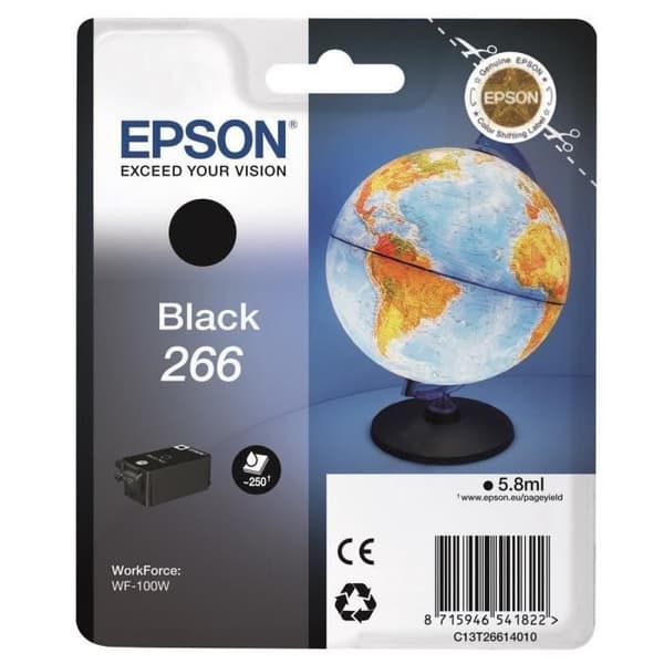 EPSON Bläckpatron 266 Svart - Globe (C13T26614010)