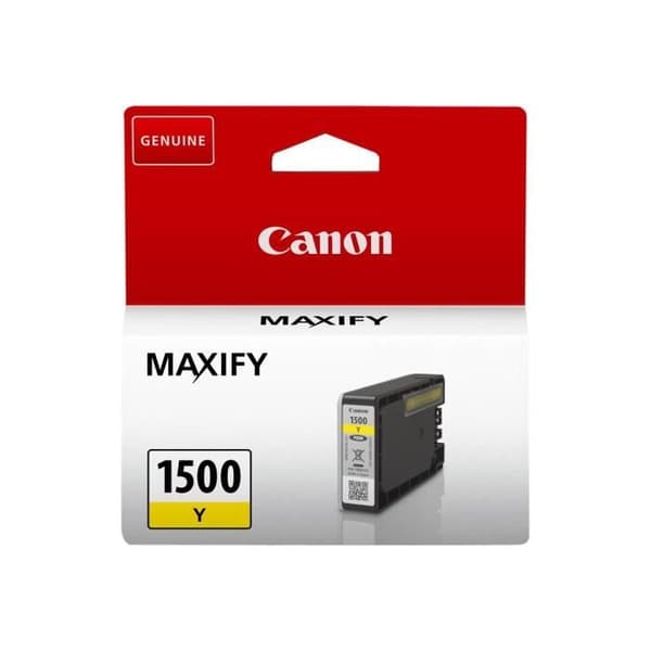 Canon PGI-1500 Y 4,5 ml gul originalbläckbehållare för MAXIFY MB2050, MB2150, MB2155, MB2350, MB2750, MB2755