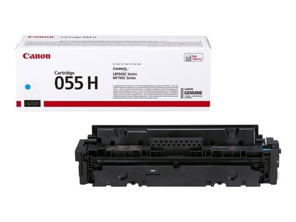 CANON 055H tonerkassett - Cyan - Laser - 5900 sidor