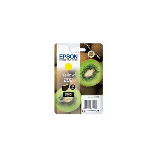 Epson Claria Premium 202 bläckpatron - Gul - Bläckstråle - 300 sidor - 1 förpackning