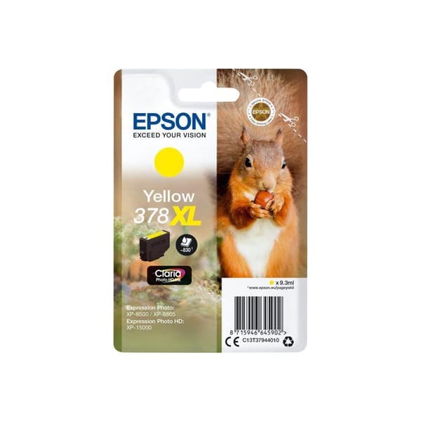 Original EPSON 378XL bläckpatron - 9,3 ml - XL - Gul