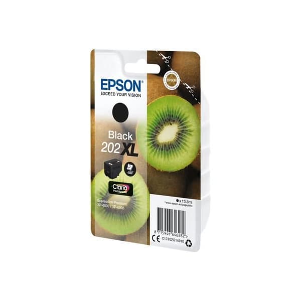 EPSON 202XL bläckpatron - 13,8 ml - Svart - Expression Premium XP-6000, XP-6005, XP-6100, XP-6105