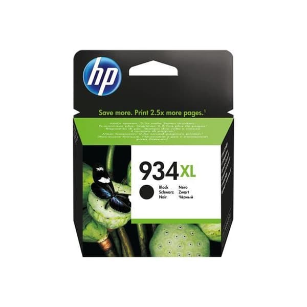 HP 934XL Inkjet Cartridge - Svart - Inkjet - High Yield - 1000 sidor - 1 / Pack