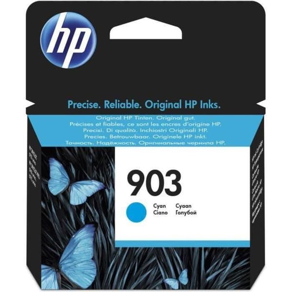 HP 903 cyan original bläckpatron (T6L87AE) för HP OfficeJet Pro 6950/6960/6970