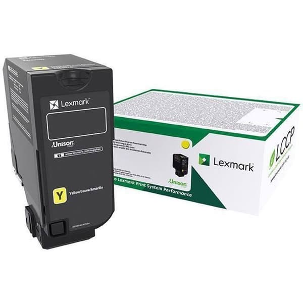 Lexmark CS727de, CS728de, CX727de gul tonerkassett - Returprogram - 10 000 sidor - Laser