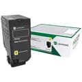 Miniatyrbild 1 av 4: Lexmark CS727de, CS728de, CX727de gul tonerkassett - Returprogram - 10 000 sidor - Laser