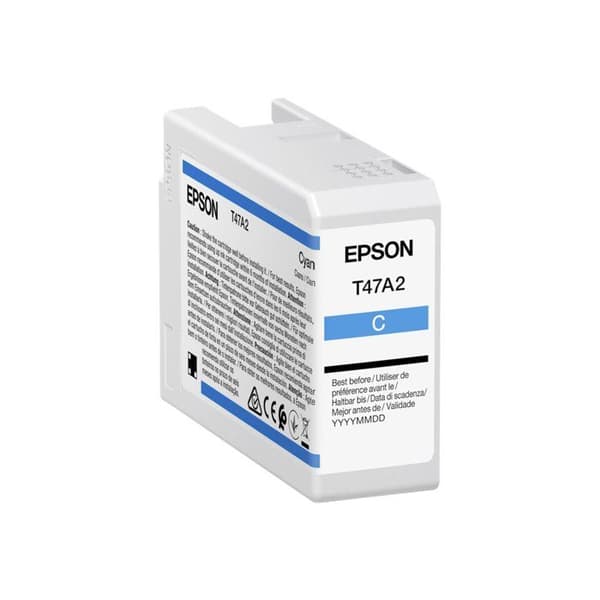 EPSON Singlepack Cyan T47A2 UltraChrome Singlepack Cyan T47A2 UltraChrome Pro 10 bläck 50ml
