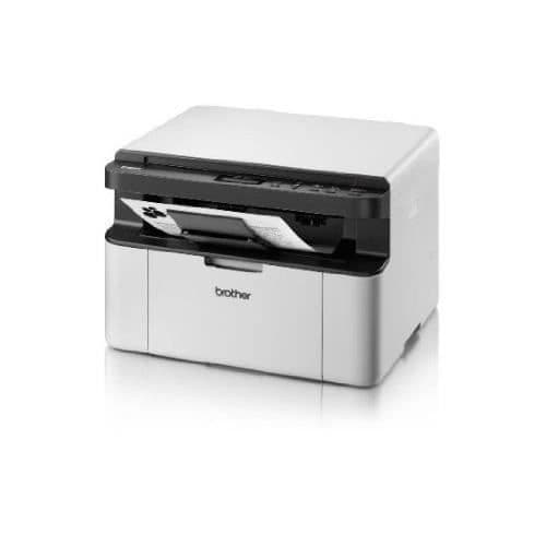 Brother DCP-1510E multifunktionell - multifunktion (laser, monoutskrift, monokopiering, färgskanning, 9000 sidor per månad, 200 M Svart, Vit