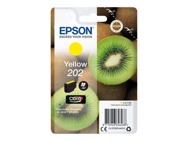 EPSON 202 bläckpatron - Gul - 4,1 ml - Original