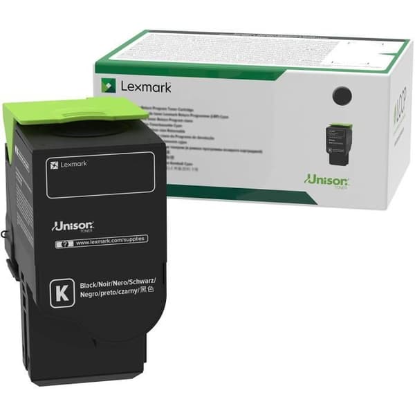 Lexmark C2320K0 svart tonerkassett - returprogram