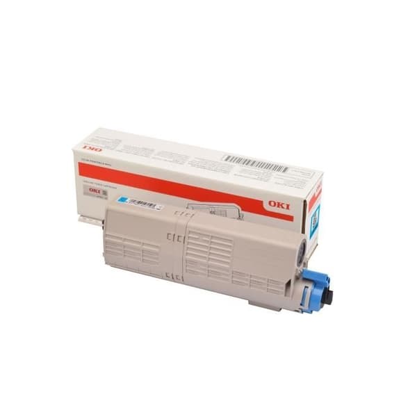 OKI 46490607 kompatibel C532/MC573 Cyan tonerpatron - Paket med 1 - Upp till 6000 sidor