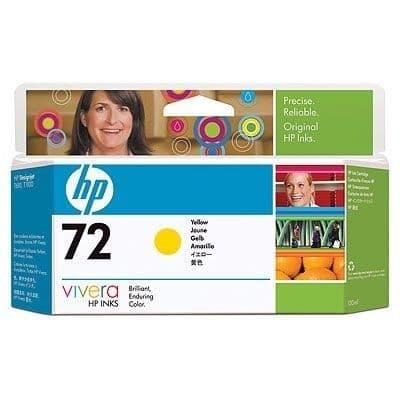 HP 72 Originalbläckpatron - Gul - Hög kapacitet 130ml