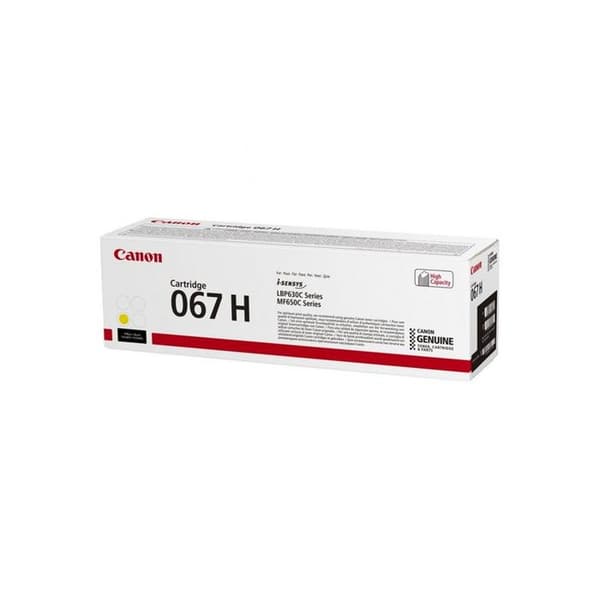 Canon 067 H Gul tonerpatron - 2350 sidor