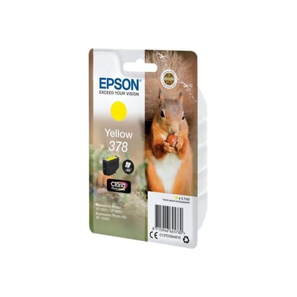 Epson 378 Gul bläckpatron - Claria Photo HD Ink - Standard Yield