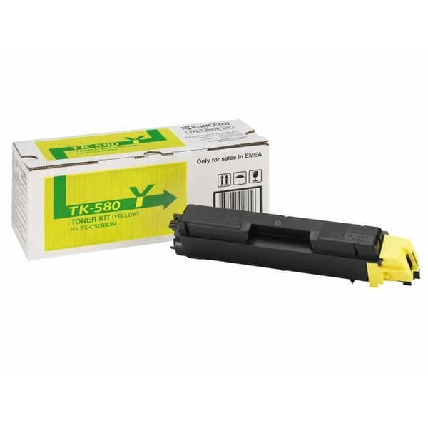 Kyocera Fineceramics GmbH - TK-580Y - Färg: Svart