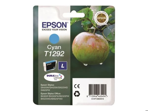 Epson bläckpatron - Cyan - Bläckstråle - 445 sidor - Storlek L - Epson DURABrite Ultra