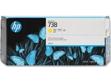 HP 738 - 300 ml - gul - original - DesignJet - bläckpatron - för DesignJet T950
