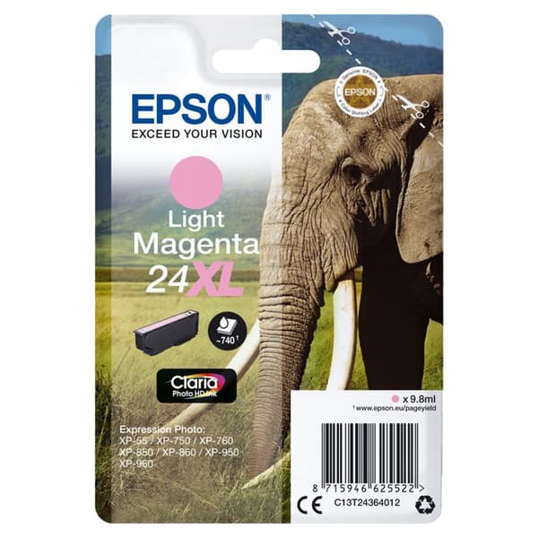 Epson bläckpatron - Ljus magenta - Hög kapacitet - 740 sidor