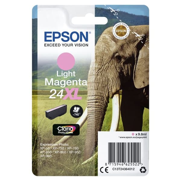 Epson bläckpatron - Ljus magenta - Hög kapacitet - 740 sidor
