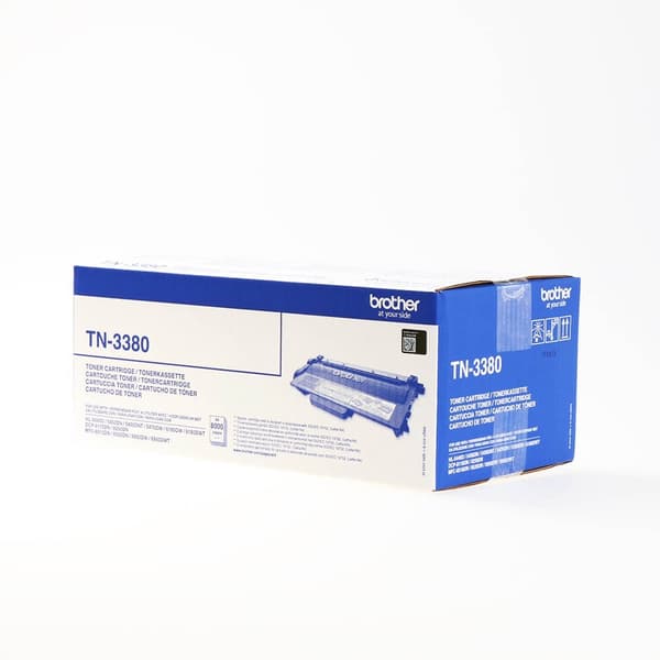 Brother Toner TN3380 TN-3380 Musta