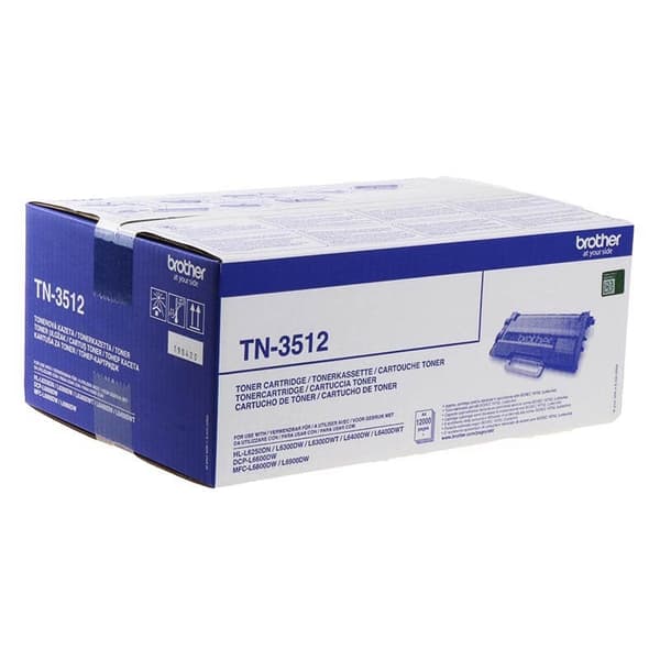 Brother Toner TN3512 TN-3512 Svart