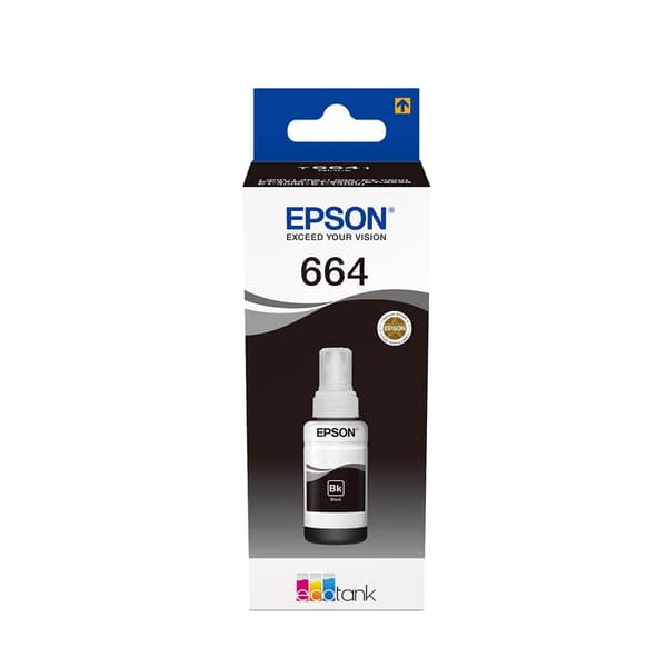Epson Blekk C13T664140 664 Svart Ecotank