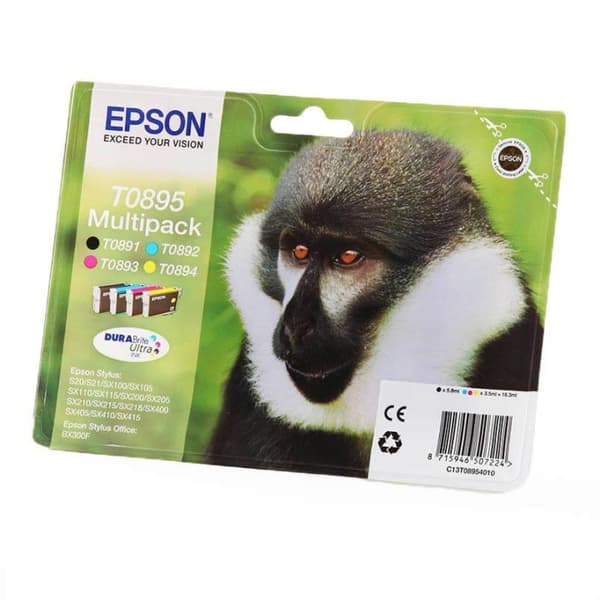 EPSON Blekk C13T08954010 T0895 Multipack Monkey