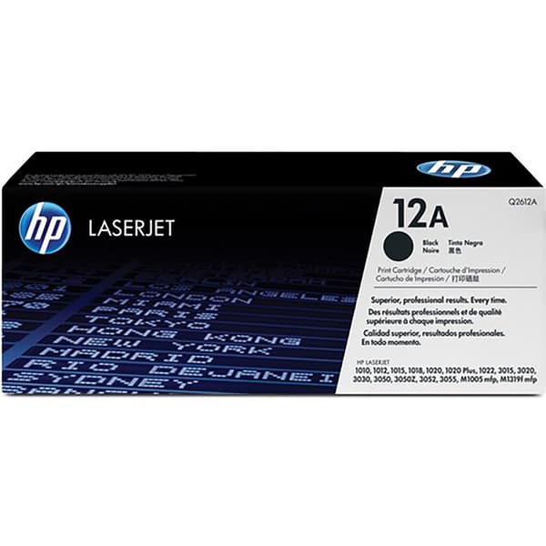 Hp Toner 12a Sort