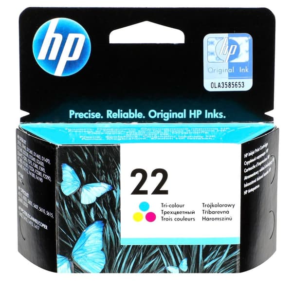 Hp Blækpatron C 9352 Ae 22 Flerfarvet