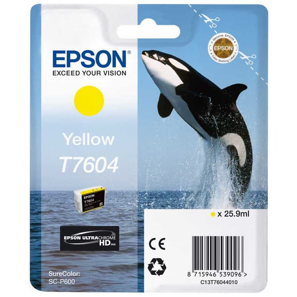 Epson Bläckpatron T7604 Gul